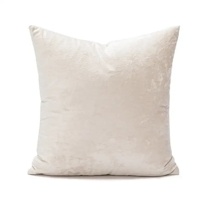 Dark grain velvet pillow cover living room decor