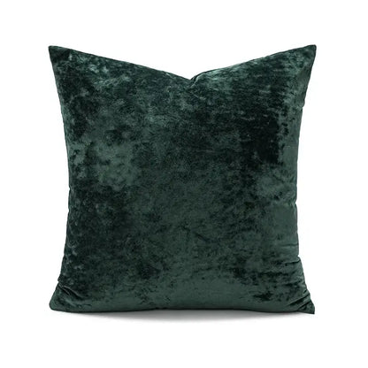 Dark grain velvet pillow cover living room decor