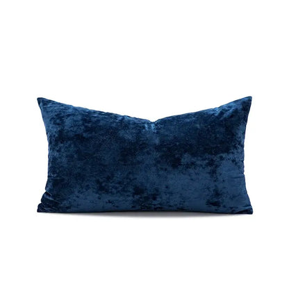 Dark grain velvet pillow cover living room decor