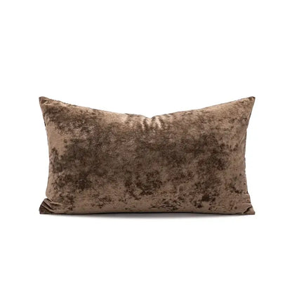 Dark grain velvet pillow cover living room decor