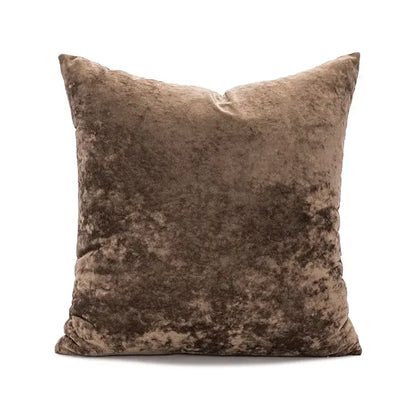 Dark grain velvet pillow cover living room decor