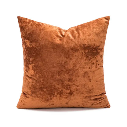 Dark grain velvet pillow cover living room decor