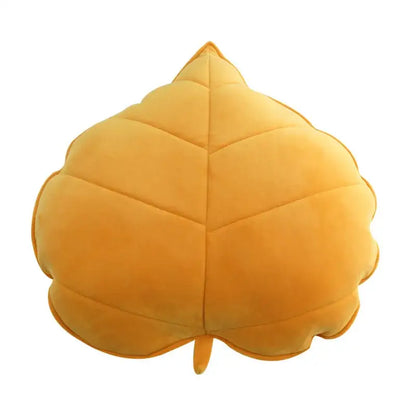 Dark green 3d leaf throw pillow bedroom soft plush cushion