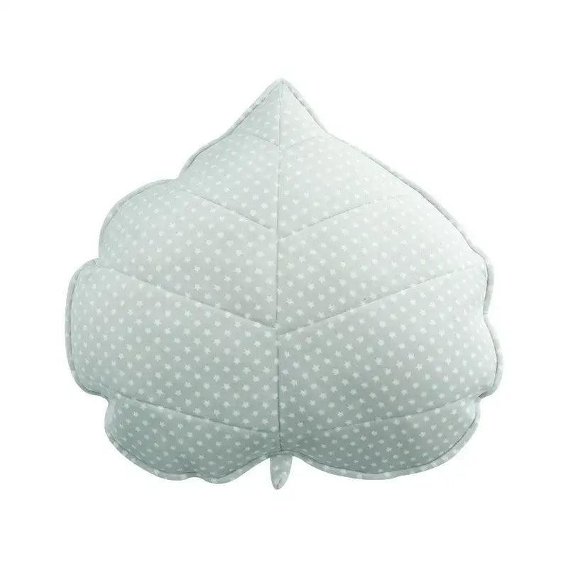 Dark green 3d leaf throw pillow bedroom soft plush cushion