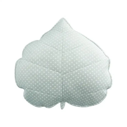 Dark green 3d leaf throw pillow bedroom soft plush cushion
