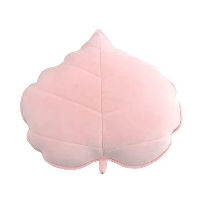 Dark green 3d leaf throw pillow bedroom soft plush cushion