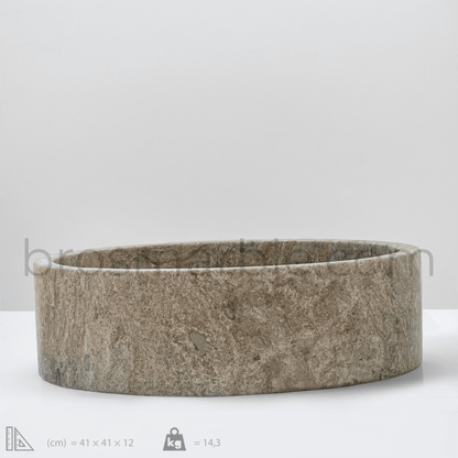 Dark Travertine Sink