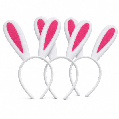 Set of 3 Easter Bunny Ear Headbands 11.7 Inches