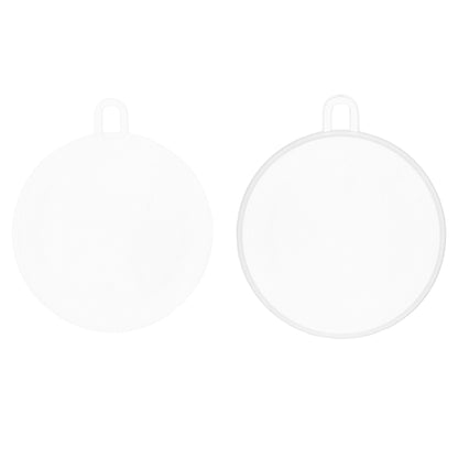 2.36-Inch Clear Plastic Fillable Christmas Ball Ornaments for DIY Crafts: Set of 3