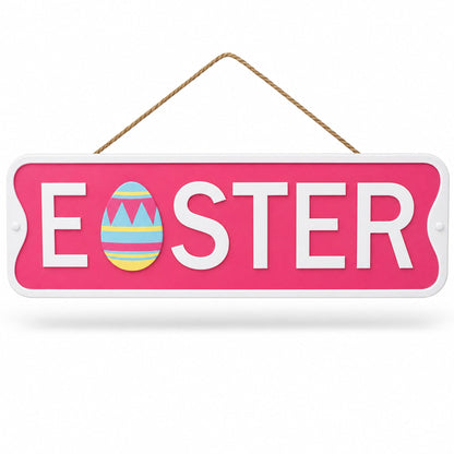 Easter Metal Wall Sign 18 Inch Wide