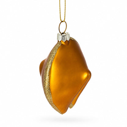 Fortune Cookie Glass Christmas Ornament