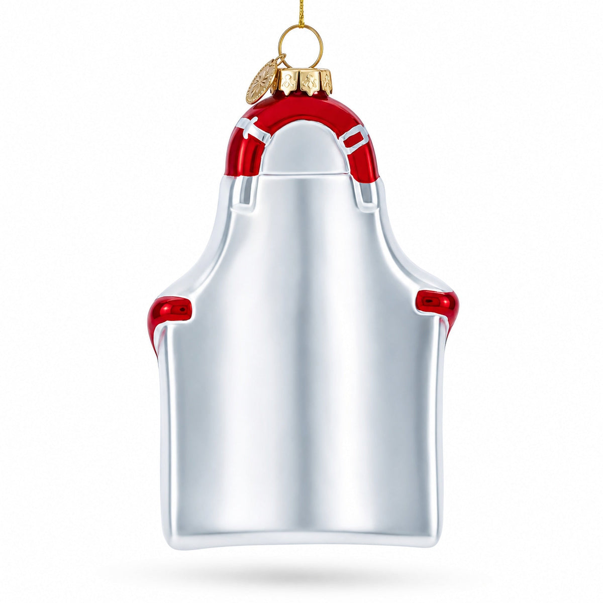 Baker’s Apron Glass Christmas Ornament