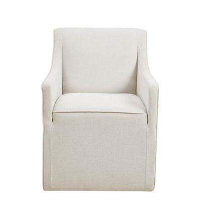 Traditional Skirted Dining Arm Chair