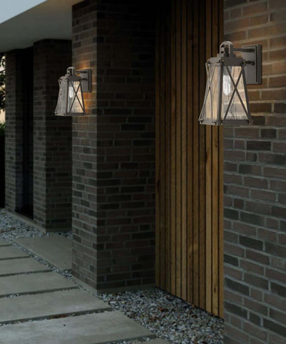 Creighton 1-Light 12"h Small Outdoor Wall-Lantern Antique Bronze Finish by Progress