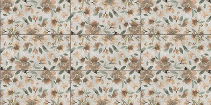 Deco Xl Red Lily Look Porcelain Tiles 24x48