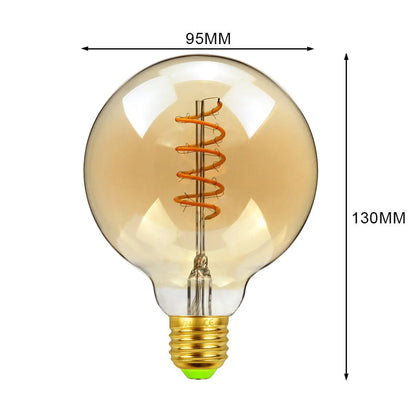 Decorative G125 Edison Bulb for Home Lighting with Dimmable LED Bulbs