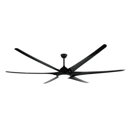Modern dark bronze 100 inch large ceiling fan living room light