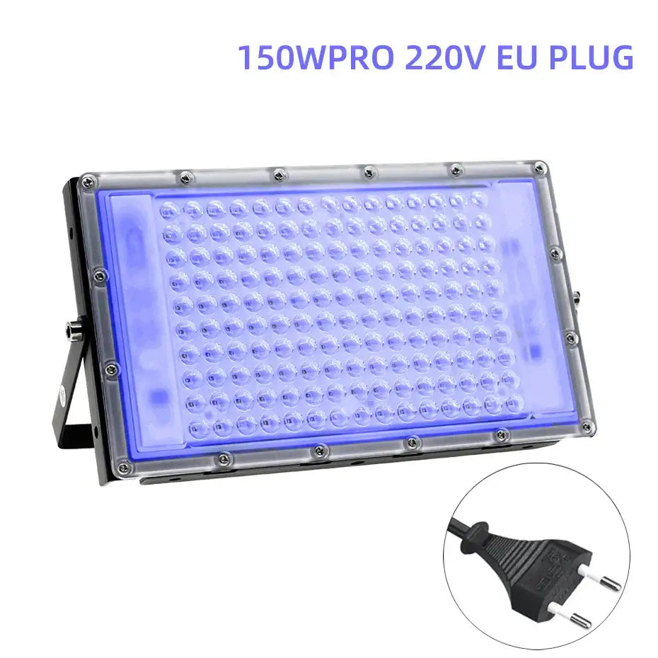 100w led uv blacklight panel for party room bright blue led
