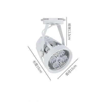 Modern black & white 35w led ceiling spot light retail display fixture