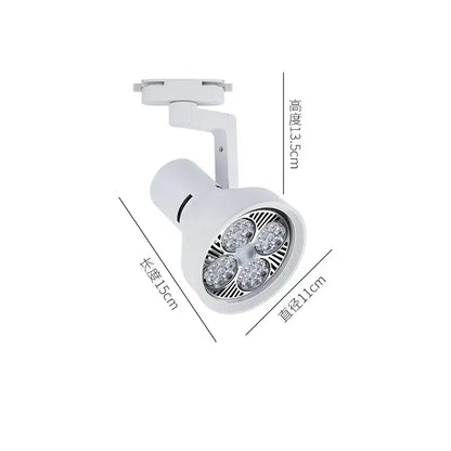 Modern black & white 35w led ceiling spot light retail display fixture