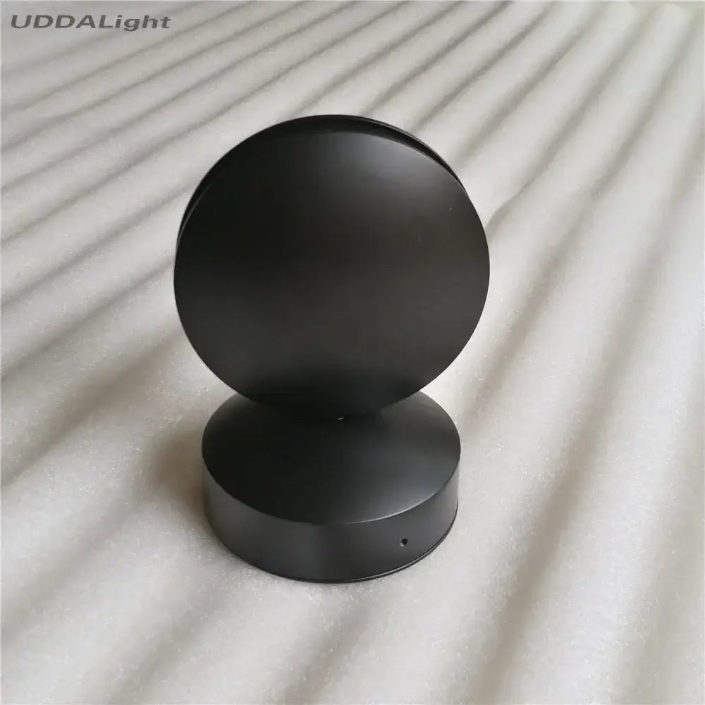 Modern white spherical window wall lamps for hallway lighting