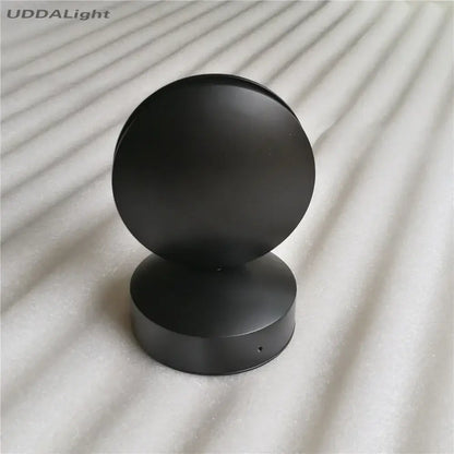 Modern white spherical window wall lamps for hallway lighting