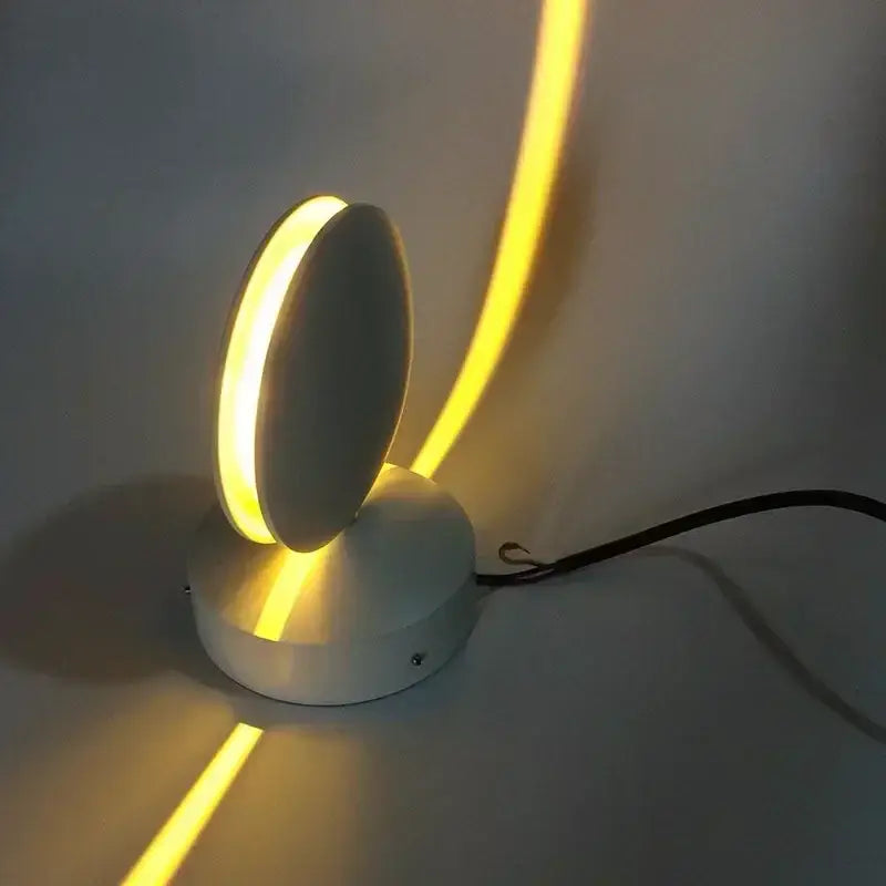 Modern white spherical window wall lamps for hallway lighting