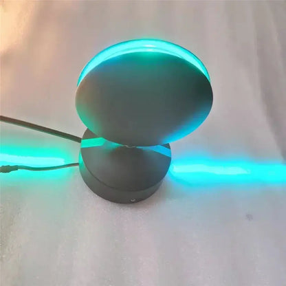 Modern white spherical window wall lamps for hallway lighting