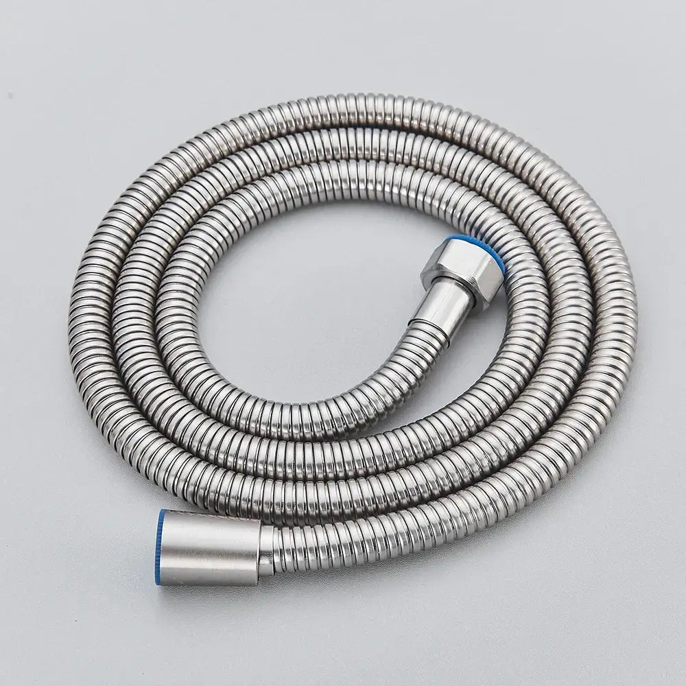 Black bronze flexible stainless steel shower hose bathroom replacement