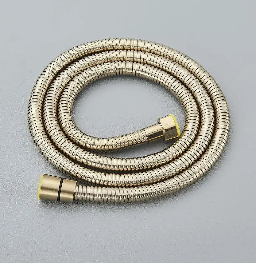 Black bronze flexible stainless steel shower hose bathroom replacement