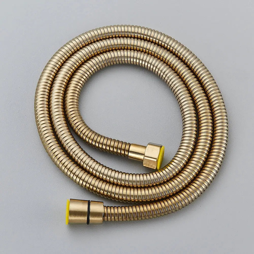 Black bronze flexible stainless steel shower hose bathroom replacement