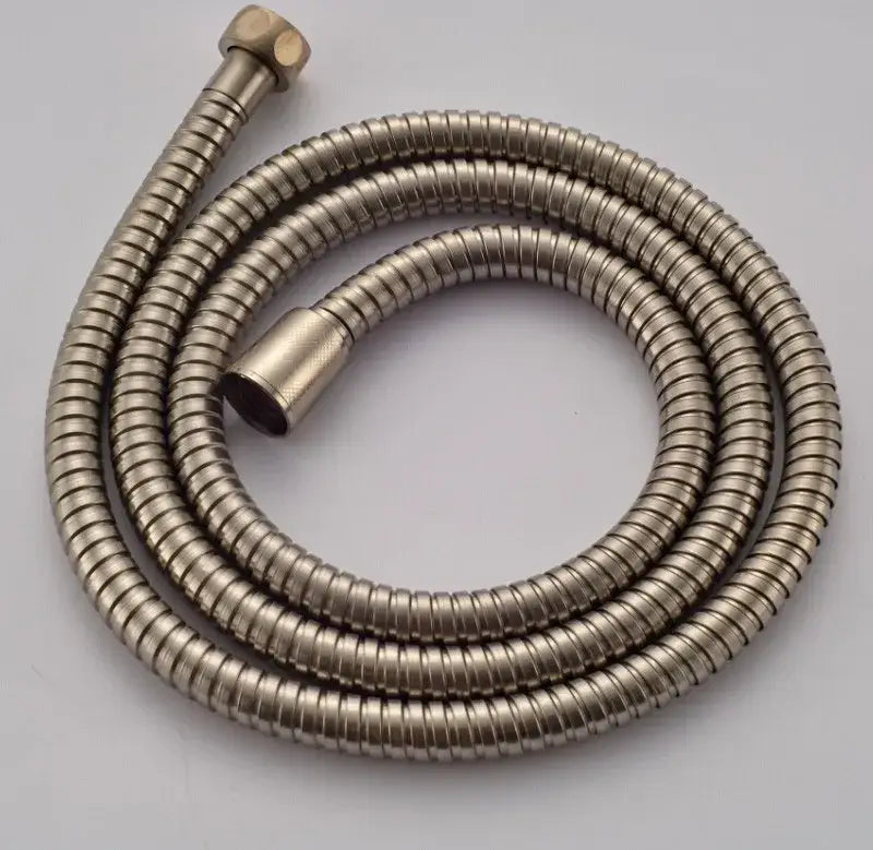 Black bronze flexible stainless steel shower hose bathroom replacement