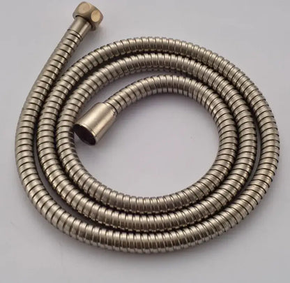 Black bronze flexible stainless steel shower hose bathroom replacement