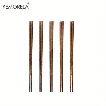 Japanese style natural wooden chopsticks set with tray dining room