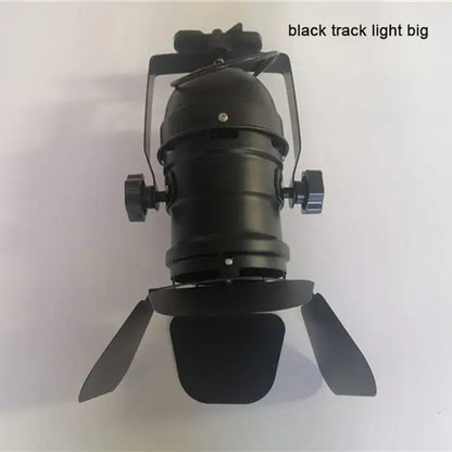 Industrial black & white cob led track light commercial spotlight