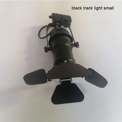Industrial black & white cob led track light commercial spotlight