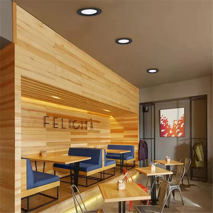 Modern black 5w led downlight living room recessed ceiling light