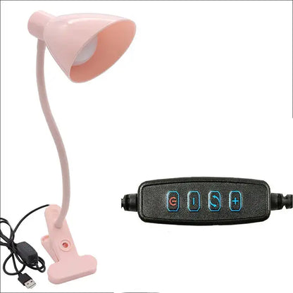 Dimmable white led clip lamp – bedroom flexible night light