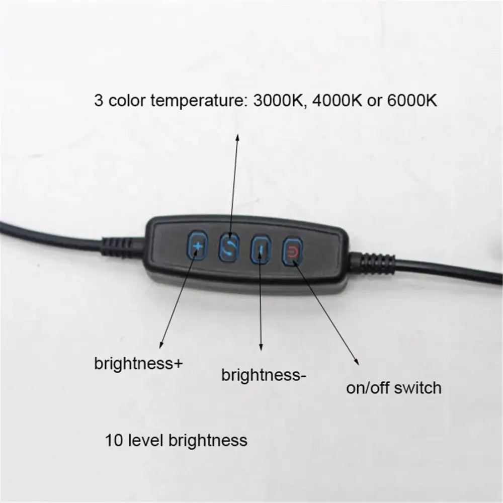 Dimmable white led clip lamp – bedroom flexible night light