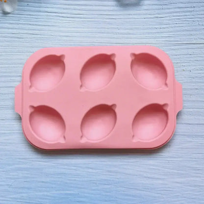 Pink silicone lemon cake mold kitchen ice cube tray