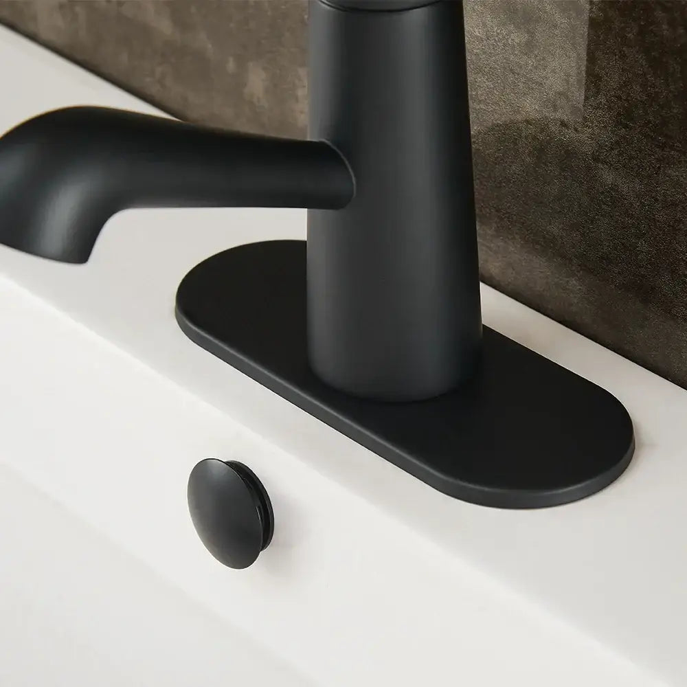 Oval chrome & matte white 6 inch deck plate bathroom escutcheon