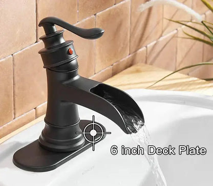 Oval chrome & matte white 6 inch deck plate bathroom escutcheon