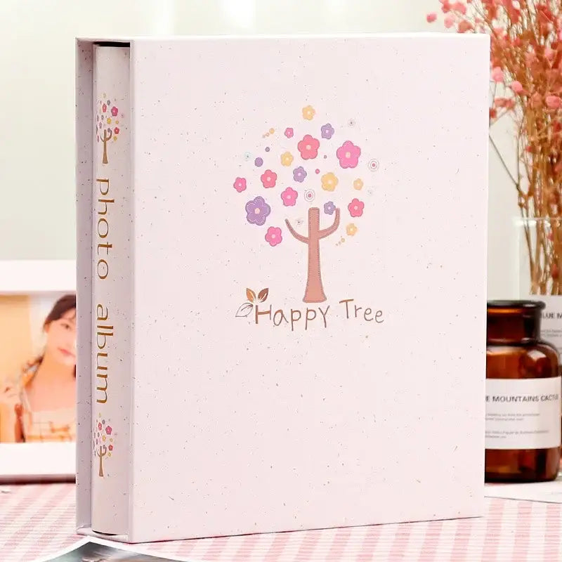 Vintage white family baby wedding scrapbook album bedroom keepsake