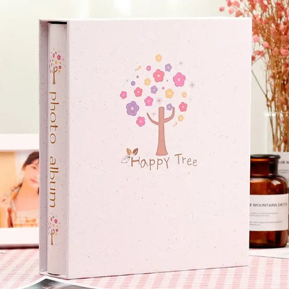 Vintage white family baby wedding scrapbook album bedroom keepsake