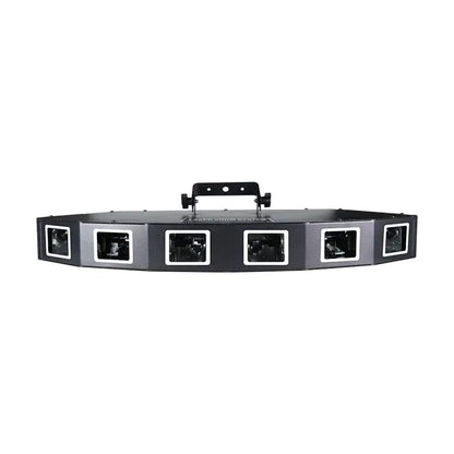 Black octagonal rgb scanning laser projector dance floor party light
