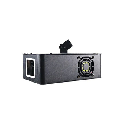 Black octagonal rgb scanning laser projector dance floor party light