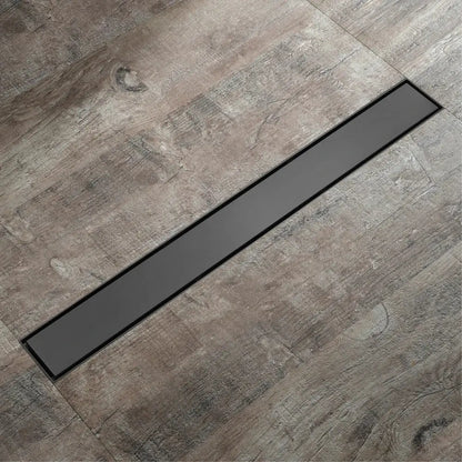 Modern 60cm rose gold bathroom floor drain with deodorant conceal