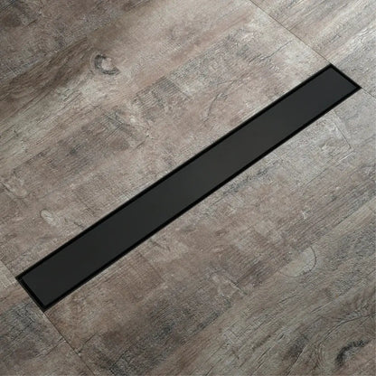 Modern 60cm rose gold bathroom floor drain with deodorant conceal