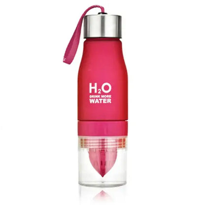 Black & white infuser water bottle kitchen hydration set