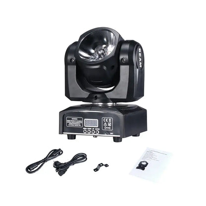 Modern black and red rgbw moving head light party room dj spot